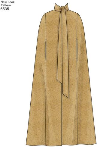 NEWLOOK Sewing Pattern D0730/6535 - Misses' Capes in Four Lengths, A (6-8-10-12-14-16-18-20-22-24) in Saudi Arabia