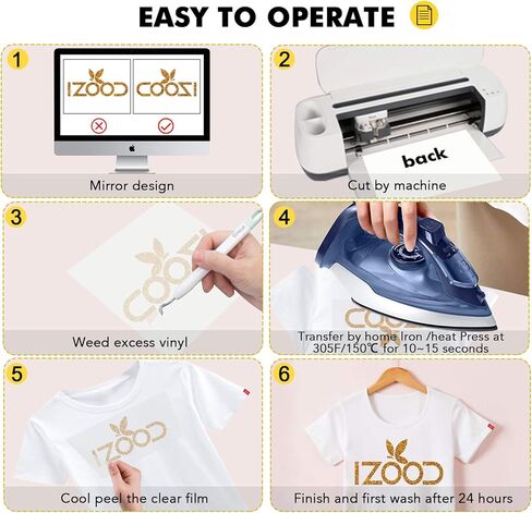 حزمة HTV من الفينيل نقل الحرارة - حديد هالوين لامع على الفينيل والبرتقالي منقوشة بو فينيل، 12 حزمة من 12 بوصة × 10 بوصة HTV الفينيل للهدايا التي شيرت DIY بواسطة Cricut ، خيال كامو أو آلة الضغط الحراري in Kuwait