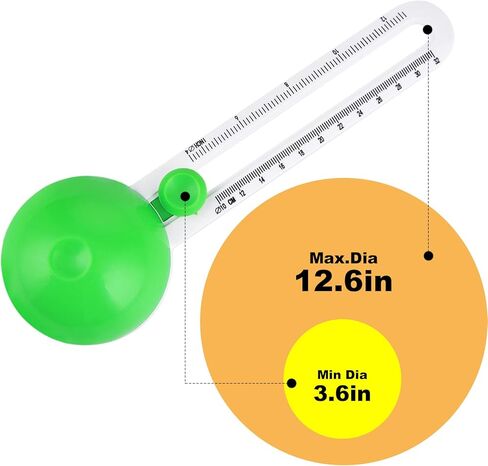 قاطعة ورق دائرية فازيويار، قاطعة دائرية، قاطعة دائرية للحرف الورقية، هدايا للأطفال (أخضر) in Kuwait