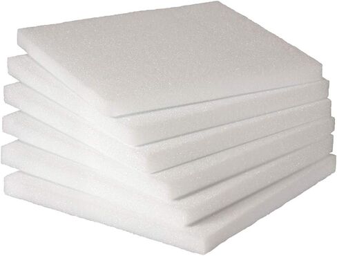 Hygloss Products Foam Blocks -Craft Foam (XPS) for Projects, Arts, & Crafts, 12 x 12 x 1-Inch Squares, 6 Pieces in Kuwait