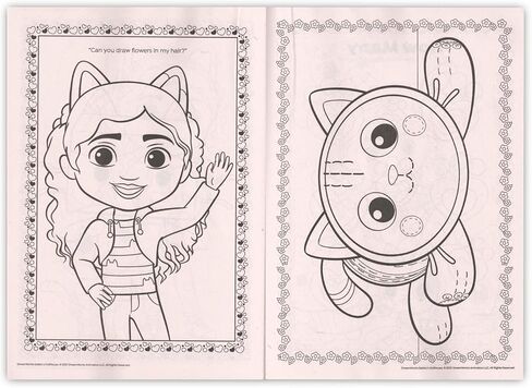 مجموعة طلاء ملصقات بيت الدمى من غابي - حزمة مع مجموعة طلاء بيت الدمى من غابي، وكتاب تلوين بيت الدمى من غابي، والملصقات، والمزيد | لوازم حفلات بيت الدمى من غابي in Kuwait