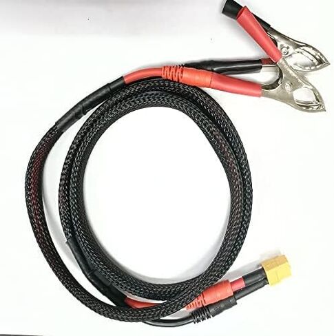 Hengfuntong-Elec 8 in1 لتقوم بها بنفسك DC12-24V التمساح كليب موصل كابل مزدوج 4 مللي متر XT60 التمساح كليب 12awg 1000 مللي متر 9 قطعة in Kuwait