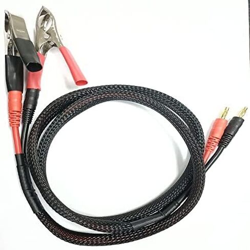 Hengfuntong-Elec 8 in1 لتقوم بها بنفسك DC12-24V التمساح كليب موصل كابل مزدوج 4 مللي متر XT60 التمساح كليب 12awg 1000 مللي متر 9 قطعة in Kuwait