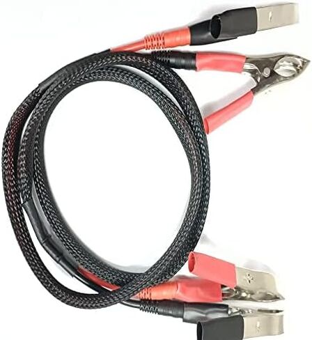 Hengfuntong-Elec 8 in1 لتقوم بها بنفسك DC12-24V التمساح كليب موصل كابل مزدوج 4 مللي متر XT60 التمساح كليب 12awg 1000 مللي متر 9 قطعة in Kuwait