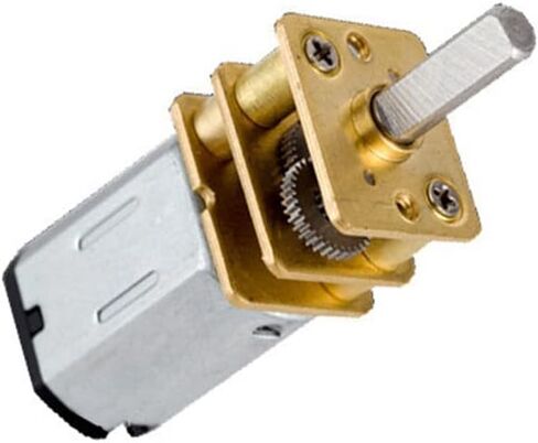 Pensionalgood 5 قطعة Mini N20 موتور تروس تيار مستمر 3 فولت-6 فولت سرعة بطيئة علبة تروس معدنية كاملة لتقوم بها بنفسك أداة سيارة روبوت in Kuwait