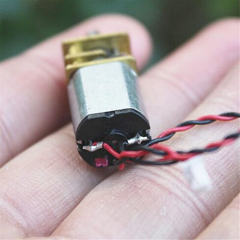 Pensionalgood 5 قطعة Mini N20 موتور تروس تيار مستمر 3 فولت-6 فولت سرعة بطيئة علبة تروس معدنية كاملة لتقوم بها بنفسك أداة سيارة روبوت in Kuwait