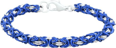 نسيج Got maille حصوي بأكسيد الألومنيوم اللامع 2 لون byzantine سلسلة maille مجموعة in Kuwait