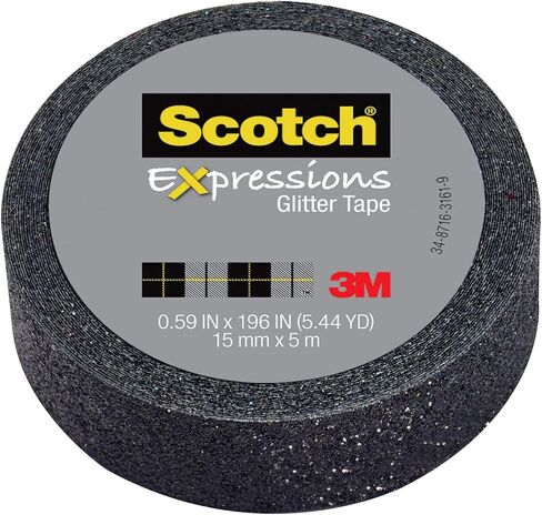 شريط واشي 3M، أسود لامع، MTC514-BLK، 0.59 بوصة × 196 بوصة in Saudi Arabia