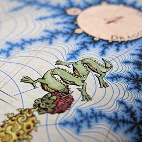 Bill Tavis Mandelmap Fractal Poster (36 x 24 inches) in Saudi Arabia