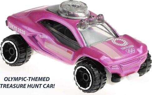 Hot Wheels Tokyo 2020 Olympics 10 Castings In 1 Pack Features 1:64 Scale Cars With Popular Sports Themes Treasure Hunt Car Collectible Ages 3 And Older in Saudi Arabia