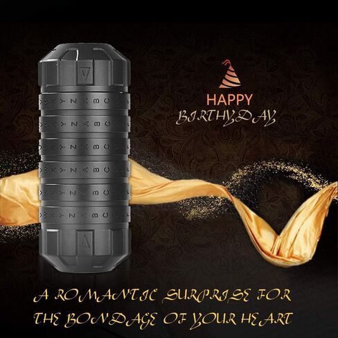 WHRMQ The Da Vinci Code Cryptex CNC Innovative Gifts For Girl Friend or Boy Friend (black) in Saudi Arabia