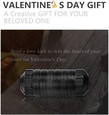 WHRMQ The Da Vinci Code Cryptex CNC Innovative Gifts For Girl Friend or Boy Friend (black) in Saudi Arabia