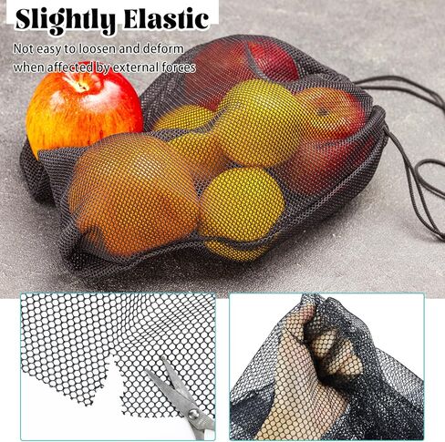 Wpxmer Black Mesh Fabric 29.5 x 62.9 Inch, Nylon Mesh Netting for Backpack Pocket Straps, Netting Clothes and Other DIY Craft in Kuwait