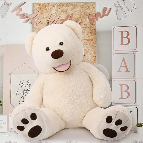 MorisMos Giant Teddy Bear, 39inch Large Stuffed Bear with Sweet Smiling in Kuwait