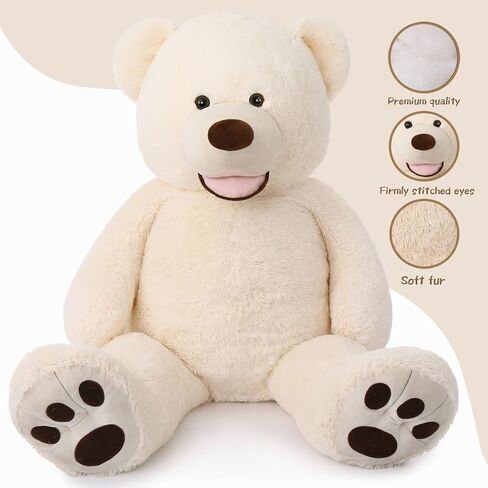MorisMos Giant Teddy Bear, 39inch Large Stuffed Bear with Sweet Smiling in Kuwait