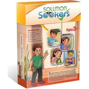 Solution Seekers Problem Solving Scenarios for Kids - Autism Learning Materials - Speech Therapy Materials, Emotional Regulation, and Reasoning Skills - Therapy Cards for Therapists and ASD Kids in Saudi Arabia