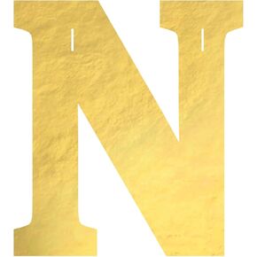 Create Your Own Gold Foil Letter "B" Banner - 4.5" (Pack Of 1) - Perfect For Personalized Celebrations & Events in Saudi Arabia