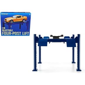 GreenLight Four-Post Lift (1:18 Scale), Blue in Kuwait