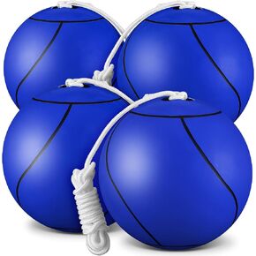 Shappy Soft Tetherball Ball and Rope Rubber Game Tetherball Set Replacement Tetherball Equipment with Durable Attached Rope for Kids Adults Indoor Outdoor Backyard Yard Beach Play in Kuwait