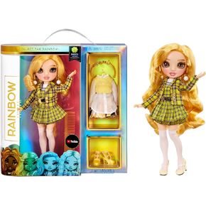 Rainbow High Series 3 Daria Roselyn Fashion Doll – Rose (Pinkish Red) with 2 Designer Outfits to Mix & Match with Accessories, Gift for Kids and Collectors, Toys for Kids Ages 6 7 8+ to 12 Years Old