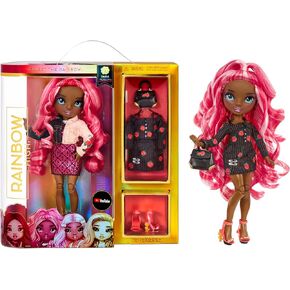 Rainbow High Series 3 Daria Roselyn Fashion Doll – Rose (Pinkish Red) with 2 Designer Outfits to Mix & Match with Accessories, Gift for Kids and Collectors, Toys for Kids Ages 6 7 8+ to 12 Years Old in Kuwait