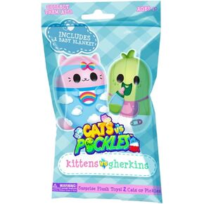 Kittens vs Gherkins - Mystery Bag - Contains 2 Pairs of 3" Bean Filled Plushies! Collect These as Stocking Stuffers, Fidget Toys or Sensory Toys. Great for Kids, Boys, & Girls - Collect Them All! in Kuwait