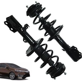 مجموعة زنبرك لفائف الصدمات الامامية من اوفانو، متوافقة مع تويوتا كورولا 2003-2008، مجموعة امتصاص الصدمات الزنبركية الملفوفة Repl. 172114 172115 in Kuwait