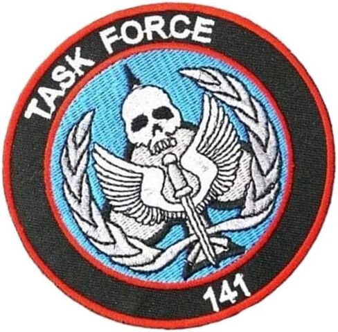 C-All of D-uty Task Force 141 رقعة شعار بخطاف وحلقة زخرفية معنويات تكتيكية، رقعة مطرزة عسكرية قطعتين (اللون 3) in Kuwait