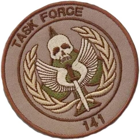 C-All of D-uty Task Force 141 رقعة شعار بخطاف وحلقة زخرفية معنويات تكتيكية، رقعة مطرزة عسكرية قطعتين (اللون 3) in Kuwait