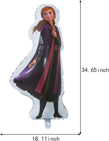 باقة بالونات عيد الميلاد الرابع من فروزن، بالونات فويل فروزن للأطفال، زينة حفلات عيد الميلاد الرابع وحفلات استقبال المولود الجديد (عيد الميلاد الرابع) in Kuwait