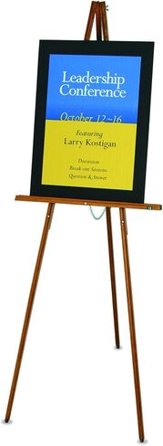 Quartet Lightweight Wood Display Easel, Natural Oak (41E) in Saudi Arabia