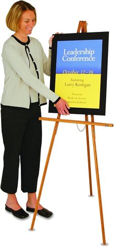 Quartet Lightweight Wood Display Easel, Natural Oak (41E) in Saudi Arabia