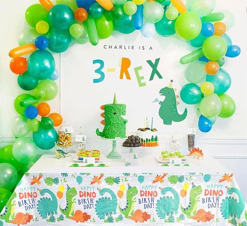 2 قطعة مفرش مائدة ديناصور لفرش الطاولة ديناصور لديكور حفلات عيد الميلاد (70 بوصة × 42 بوصة) in Kuwait