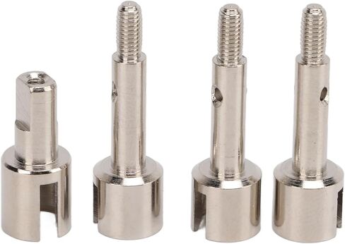 LIULDASHUN Rc Cvd Drive Shaft Kit Upgrade Part, Metal with Joint Cup Dog Bone with WLtoys 144001 1/10 RC Car, Wheel Stub Axle Adapter and Axle Hub Compatible, Upgrade Parts for 1/10 Rc Car in Kuwait