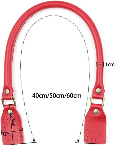 MoreChioce 1 قطعة 40/50/60 سم من أحزمة المحفظة، استبدال حزام الكتف من جلد البولي يوريثان مقبض حقيبة اليد لصنع الحقائب حزام حقيبة كروس لمستلزمات صناعة حقائب اليد in Kuwait