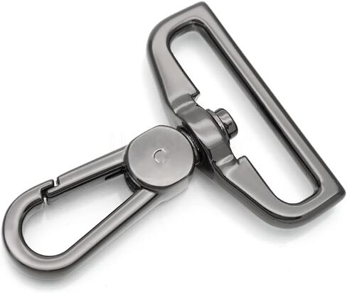 CRAFTMEMORE 2pcs Snap Hooks Swivel Push Gate Clip Metal Lobster Clasps Purse Accessories SRCH (1 1/2 Inches, Brushed Brass) in Saudi Arabia