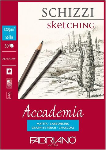 Fabriano Accade Esqui bl1co 50 °F Drawing Paper DIN A3 29.7 x 42 cm White in Saudi Arabia
