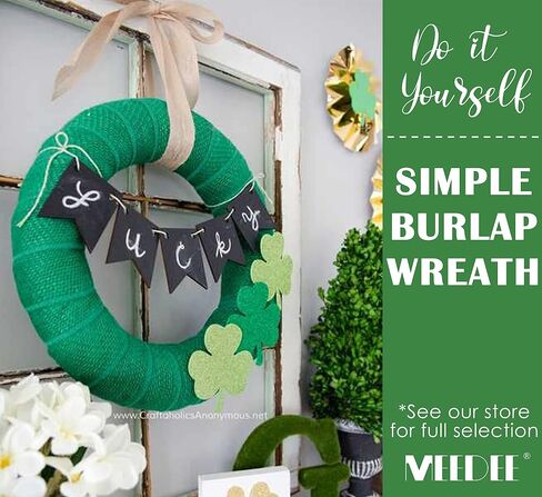 MEEDEE Black Burlap Wired Ribbon 1.5 Inch Black Wire Ribbon Black Burlap Ribbon for Crafts, Halloween Wreath, Weddings, Gift Wrapping, Garland, Bows Making, Swag, Home Decorating (10 Yards) in Saudi Arabia