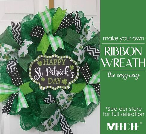 MEEDEE Black Burlap Wired Ribbon 1.5 Inch Black Wire Ribbon Black Burlap Ribbon for Crafts, Halloween Wreath, Weddings, Gift Wrapping, Garland, Bows Making, Swag, Home Decorating (10 Yards) in Saudi Arabia