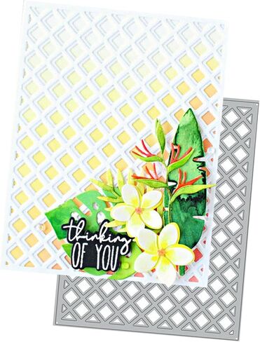 Ammsochy Cutting Dies for Paper Card Making 2 Pack Background Metal Scrapbooking Tools DIY Craft Embossing Album Arts Supplies (Scattering Oblique and Horizontal Stripe Set), scrapbooking dies cut in Saudi Arabia