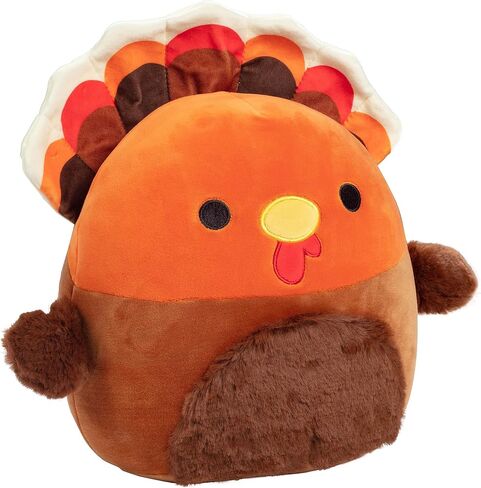Squishmallows Original 10-Inch Gobrianna The Turkey - Official Jazwares Plush - Collectible Soft & Squishy Turkey Stuffed Animal Toy - Add to Your Squad - Gift for Kids, Girls & Boys in Kuwait