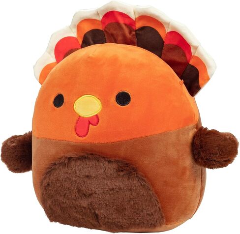 Squishmallows Original 10-Inch Gobrianna The Turkey - Official Jazwares Plush - Collectible Soft & Squishy Turkey Stuffed Animal Toy - Add to Your Squad - Gift for Kids, Girls & Boys in Kuwait