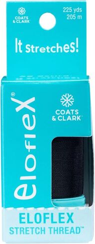 C&C Eloflex Streatchable Thread 3 - Pack of Black Thread in Saudi Arabia