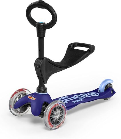 Micro Kickboard - Mini 3in1 Deluxe 3-Stage Ride-on Micro Scooter Toddler Toys for Ages 12 Months to 5 Years in Saudi Arabia
