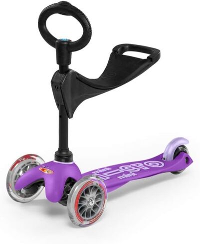 Micro Kickboard - Mini 3in1 Deluxe 3-Stage Ride-on Micro Scooter Toddler Toys for Ages 12 Months to 5 Years in Saudi Arabia