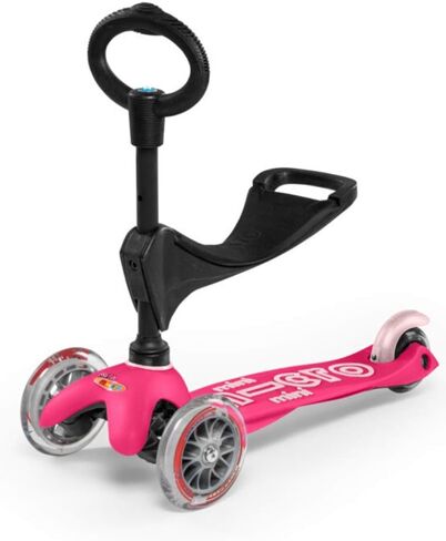 Micro Kickboard - Mini 3in1 Deluxe 3-Stage Ride-on Micro Scooter Toddler Toys for Ages 12 Months to 5 Years in Kuwait