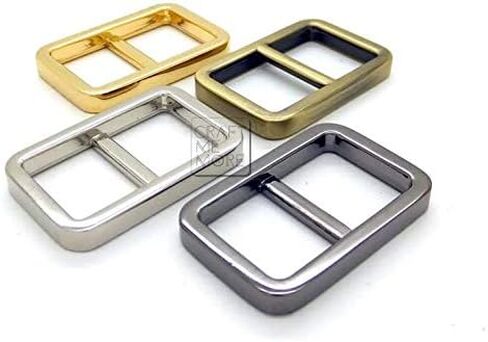 CRAFTMEMORE 1/2 Inch Slide Buckle Bag Belt Strap Adjuster Quality Purse Accessories 4 pcs SC11 in Saudi Arabia