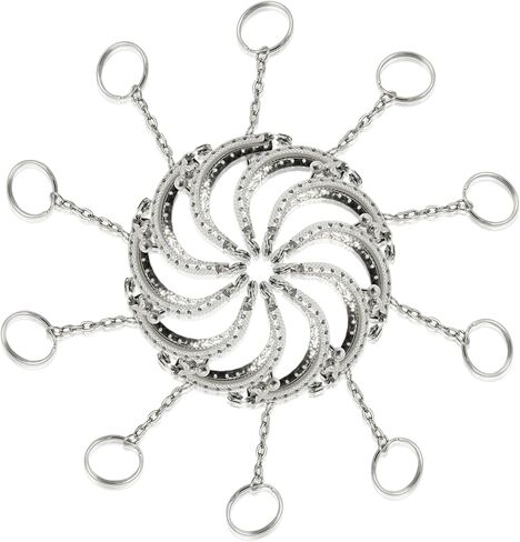 Moicstiy 10 PCS Kiss Clasp Lock Bronze Arch Purse Frame Metal Coin Frame Clasp with Key Ring for DIY Craft Bag Sewing in Kuwait