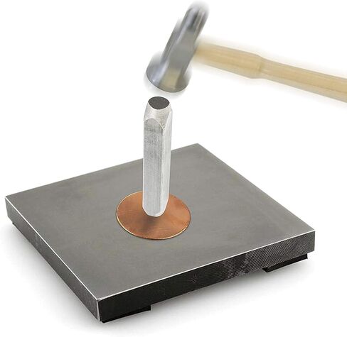 Bastex Star Shape Metal Stamp Tool for Customizing Jewelry, Clay Art, Leathers and Other DIY Projects. Outline Design, Made of Hard Steel, 6mm Head in Saudi Arabia