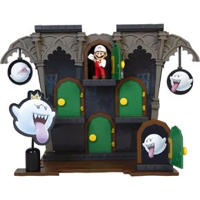 SUPER MARIO Action Figures Deluxe Boo Mansion Playset
